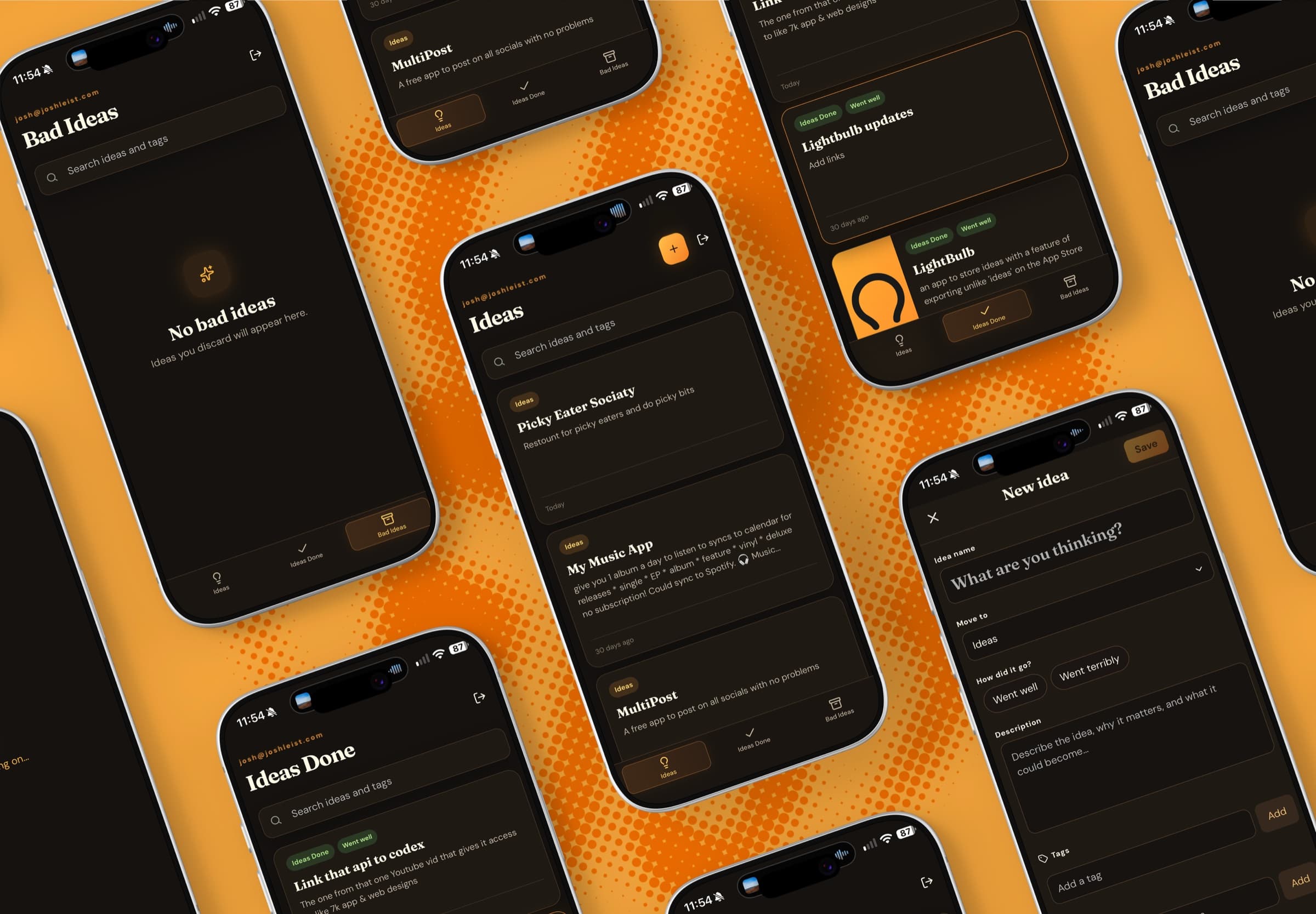 LightBulb — App Design project by Josh Leist